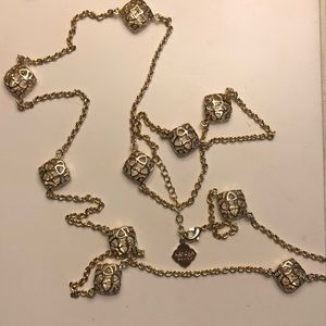 Discontinued Kendra Scott Gold Nemera Necklace